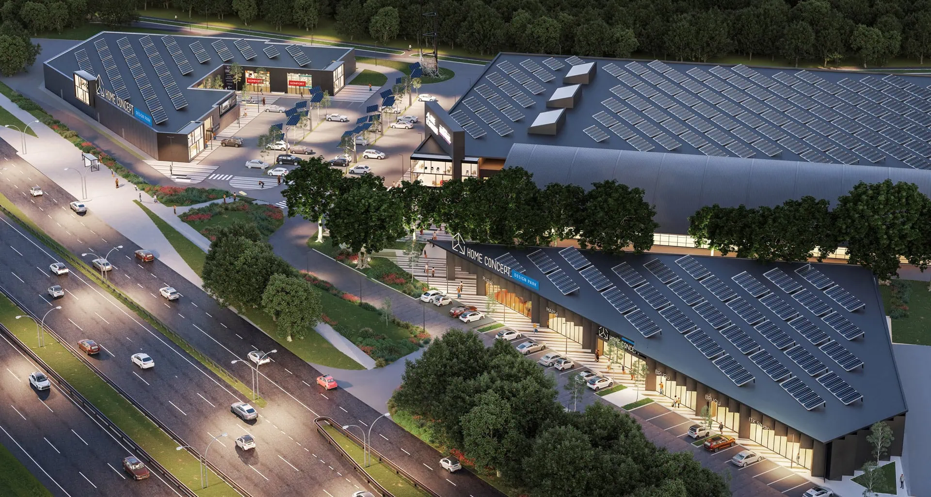 Budynek Home Concept Design Park w Katowicach